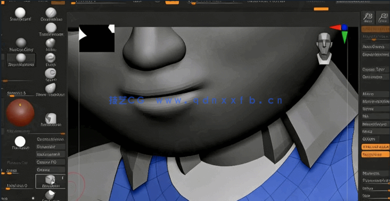 Zbrush 3个迷你角色雕刻艺术训练视频教程(图3) Zbrush 3个迷你角色雕刻艺术训练视频教程(图3)