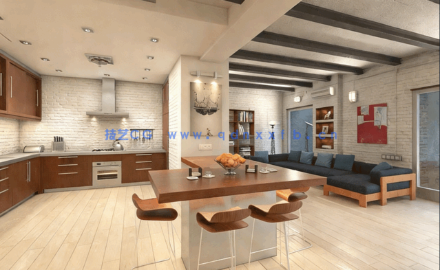 现代室内客厅场景3D模型 Evermotion Archinteriors Vol.50(图4)