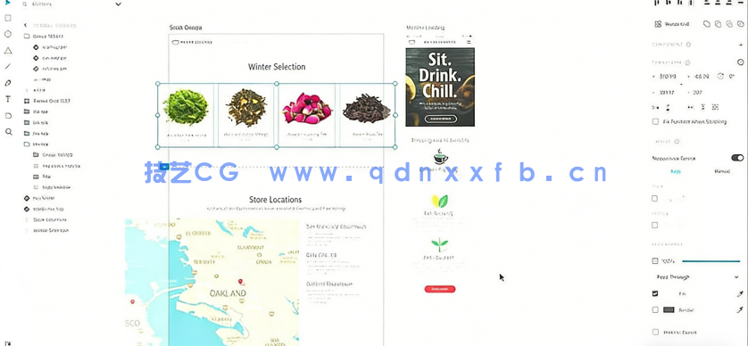 Adobe XD创建各种屏幕布局基础培训视频教程(图3) Adobe XD创建各种屏幕布局基础培训视频教程(图3)