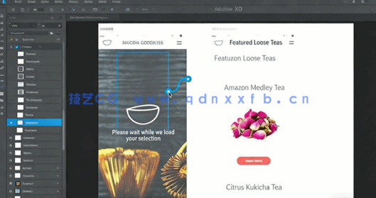 Adobe XD完全交互式内幕技巧视频教程(图5) Adobe XD完全交互式内幕技巧视频教程(图5)