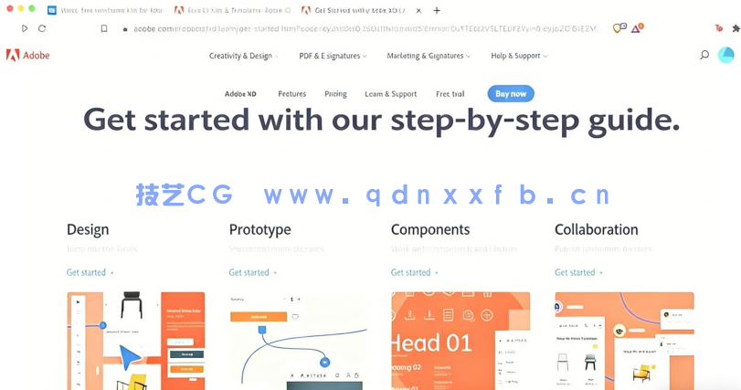 Adobe XD初学者进行UI/UX用户界面设计工作流程视频教程(图5) Adobe XD初学者进行UI/UX用户界面设计工作流程视频教程(图5)