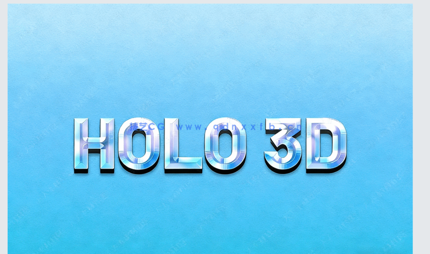 15组3D风格创意设计艺术特效PSD字模(图6) 15组3D风格创意设计艺术特效PSD字模(图6)