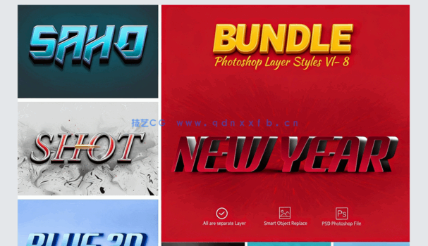 15组3D风格创意设计艺术特效PSD字模(图1) 15组3D风格创意设计艺术特效PSD字模(图1)