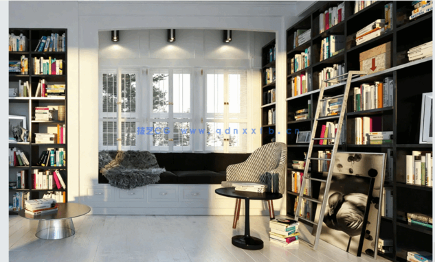 Evermotion Archmodels vol. 179书柜模型(图3) Evermotion Archmodels vol. 179书柜模型(图3)