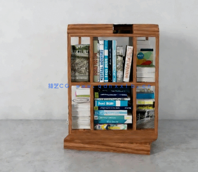 Evermotion Archmodels vol. 179书柜模型(图6) Evermotion Archmodels vol. 179书柜模型(图6)