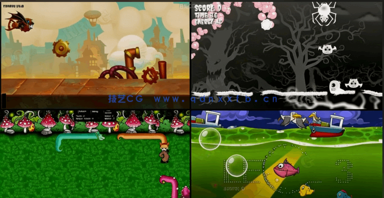 Unity 2D太空射击创意游戏开发完全训练视频教程(图4) Unity 2D太空射击创意游戏开发完全训练视频教程(图4)