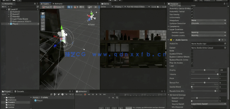 Unity与C#3D解谜逃脱游戏制作工作流程视频教程(图5) Unity与C#3D解谜逃脱游戏制作工作流程视频教程(图5)