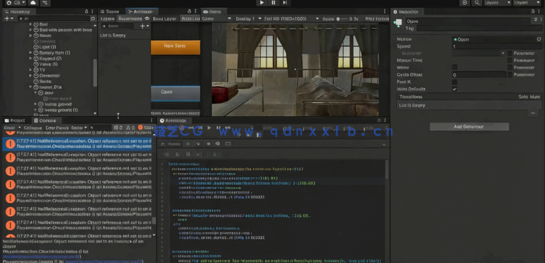 Unity与C#3D解谜逃脱游戏制作工作流程视频教程(图4) Unity与C#3D解谜逃脱游戏制作工作流程视频教程(图4)