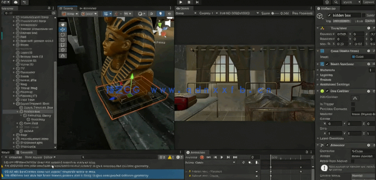 Unity与C#3D解谜逃脱游戏制作工作流程视频教程(图3) Unity与C#3D解谜逃脱游戏制作工作流程视频教程(图3)