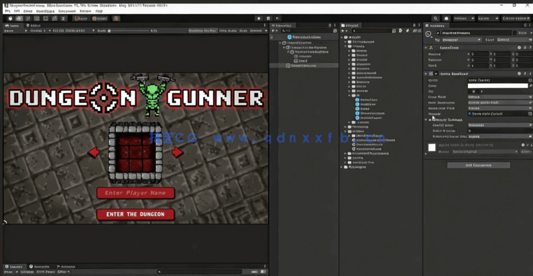 Unity 2D地牢射击游戏完整制作流程视频教程(图5) Unity 2D地牢射击游戏完整制作流程视频教程(图5)