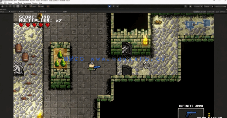 Unity 2D地牢射击游戏完整制作流程视频教程(图3) Unity 2D地牢射击游戏完整制作流程视频教程(图3)