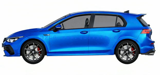现代大众高尔夫 8R汽车3D模型(图2)