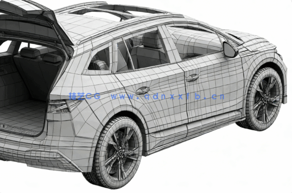 现代斯柯达汽车 SUV 轿车 跑车3D模型(图5) 现代斯柯达汽车 SUV 轿车 跑车3D模型(图5)