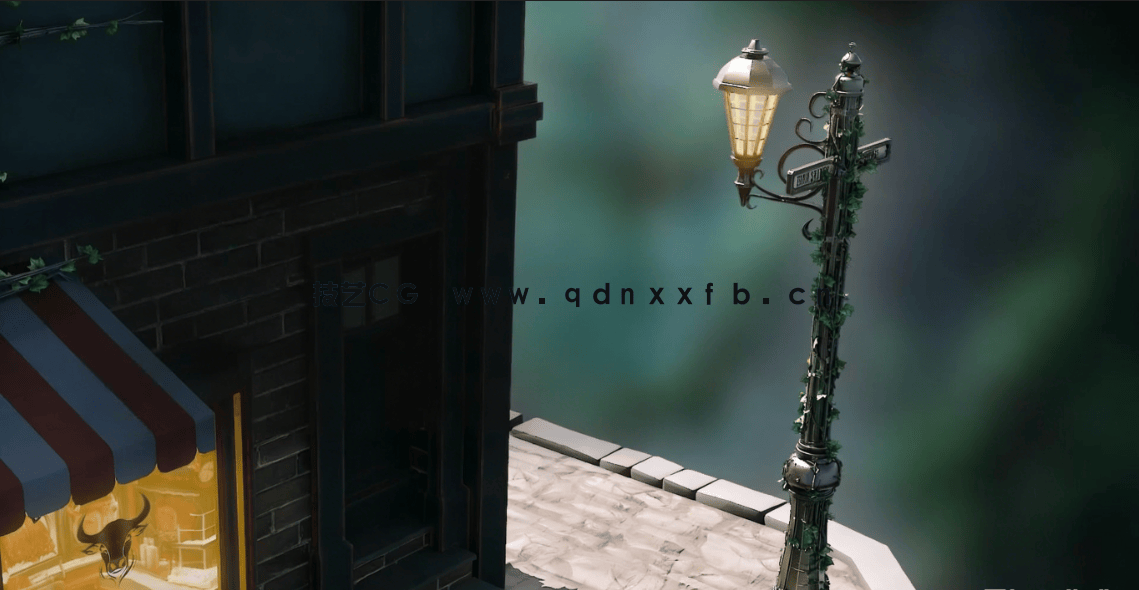 Blender 4几何节点藤蔓植物实例制作视频教程(图5) Blender 4几何节点藤蔓植物实例制作视频教程(图5)