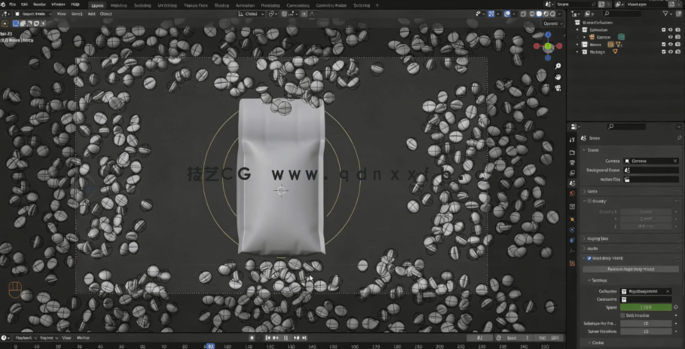 Blender巧克力饼干产品可视化制作大师班视频教程(图3) Blender巧克力饼干产品可视化制作大师班视频教程(图3)