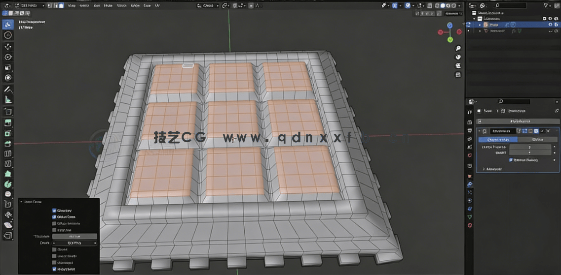Blender巧克力饼干产品可视化制作大师班视频教程(图6) Blender巧克力饼干产品可视化制作大师班视频教程(图6)