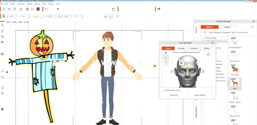 Cartoon Animator4创建2D 角色图形动画视频教程(图3) Cartoon Animator4创建2D 角色图形动画视频教程(图3)