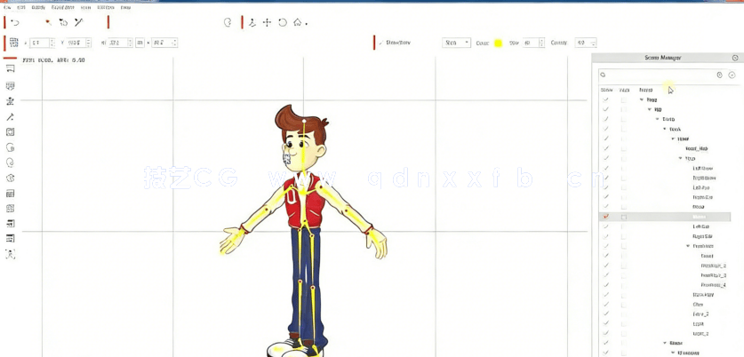 Cartoon Animator4创建2D 角色图形动画视频教程(图2) Cartoon Animator4创建2D 角色图形动画视频教程(图2)