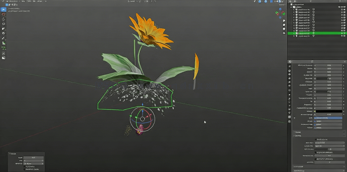 Blender概念艺术亚洲古典建筑完整制作流程视频教程(图4) Blender概念艺术亚洲古典建筑完整制作流程视频教程(图4)