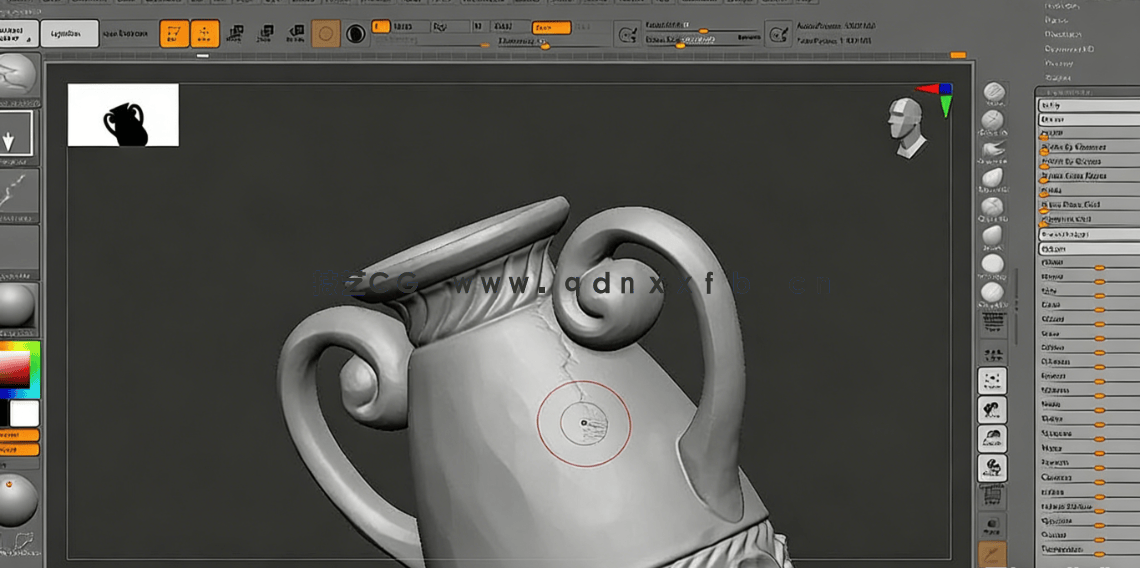 Blender概念艺术亚洲古典建筑完整制作流程视频教程(图5) Blender概念艺术亚洲古典建筑完整制作流程视频教程(图5)