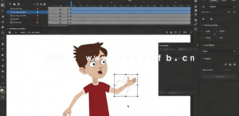 Animate CC表情姿势表演动画技术视频教程(图3) Animate CC表情姿势表演动画技术视频教程(图3)