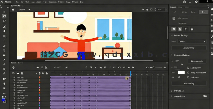 Adobe Animate初学者创建矢量角色图形动画视频教程(图4) Adobe Animate初学者创建矢量角色图形动画视频教程(图4)