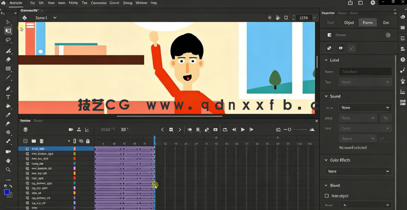 Adobe Animate初学者创建矢量角色图形动画视频教程(图5) Adobe Animate初学者创建矢量角色图形动画视频教程(图5)