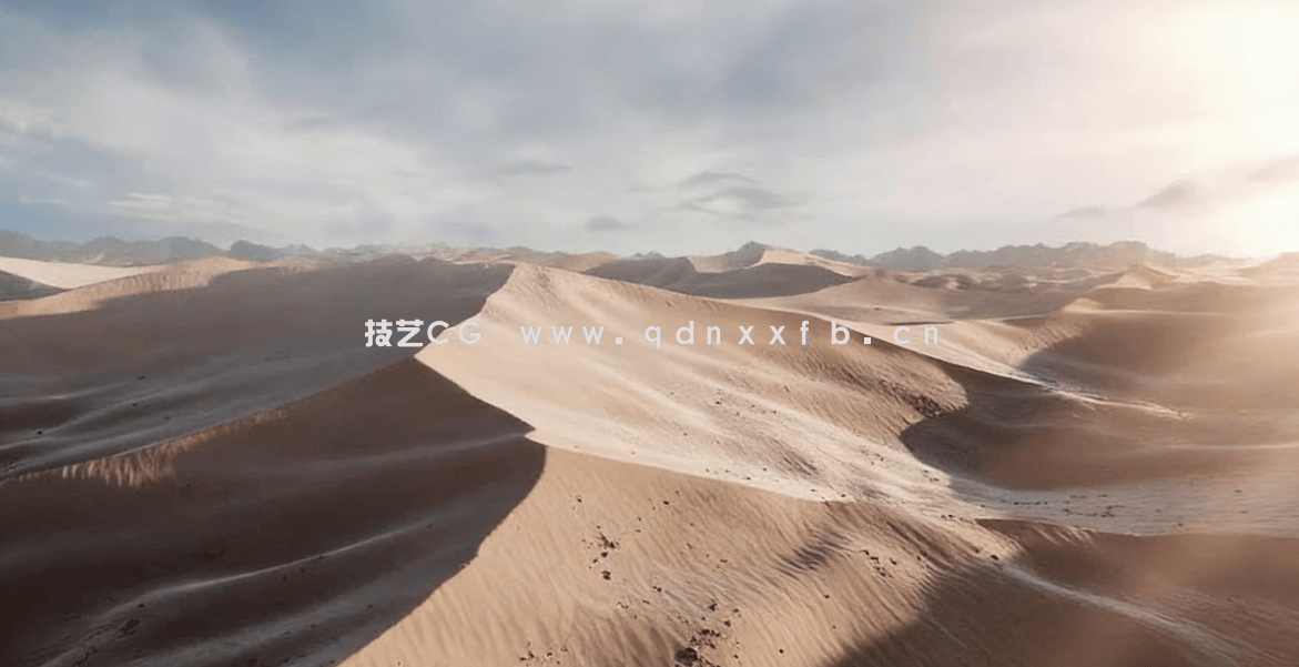 Blender逼真沙漠3D环境场景实例制作视频教程(图5) Blender逼真沙漠3D环境场景实例制作视频教程(图5)
