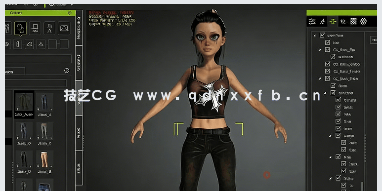 Character Creator 3游戏角色动画制作实例训练视频教程(图5) Character Creator 3游戏角色动画制作实例训练视频教程(图5)