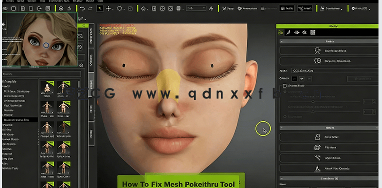 Character Creator 3游戏角色动画制作实例训练视频教程(图6) Character Creator 3游戏角色动画制作实例训练视频教程(图6)