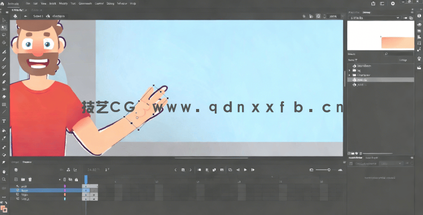 Adobe Animate2D逐帧酷炫动画完整过程视频教程(图3) Adobe Animate2D逐帧酷炫动画完整过程视频教程(图3)