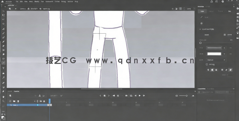 Adobe Animate2D逐帧酷炫动画完整过程视频教程(图5) Adobe Animate2D逐帧酷炫动画完整过程视频教程(图5)