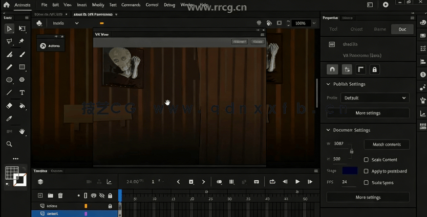 Adobe Animate VR虚拟现实场景制作训练视频教程(图1) Adobe Animate VR虚拟现实场景制作训练视频教程(图1)