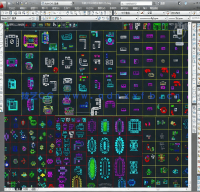 抖音云学贝动态块三图库CAD图块家装使用(图1) 抖音云学贝动态块三图库CAD图块家装使用(图1)