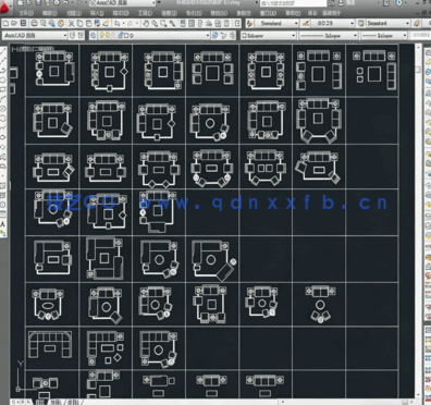 抖音云学贝动态块三图库CAD图块家装使用(图3) 抖音云学贝动态块三图库CAD图块家装使用(图3)