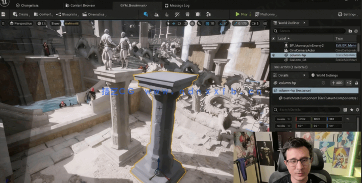 ZBrush游戏建筑环境模型雕刻技术视频教程(图2) ZBrush游戏建筑环境模型雕刻技术视频教程(图2)