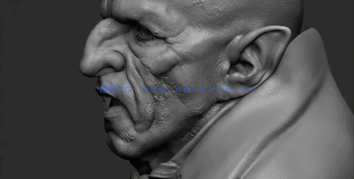 Zbrush角色雕刻虚拟化妆设计技术视频教程第一季(图3) Zbrush角色雕刻虚拟化妆设计技术视频教程第一季(图3)