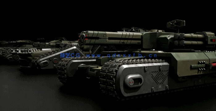 Kitbash3D – Veh: Tanks坦克战车(图3) Kitbash3D – Veh: Tanks坦克战车(图3)