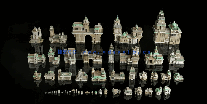 Kitbash3D-KitBash colonial殖民建筑(图2) Kitbash3D-KitBash colonial殖民建筑(图2)
