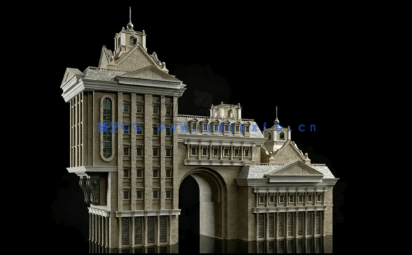 Kitbash3D-KitBash colonial殖民建筑(图4) Kitbash3D-KitBash colonial殖民建筑(图4)