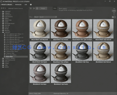 SIGERSHADERS XS Material Presets Studio v5.30(图4) SIGERSHADERS XS Material Presets Studio v5.30(图4)