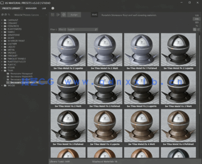 SIGERSHADERS XS Material Presets Studio v5.30(图5) SIGERSHADERS XS Material Presets Studio v5.30(图5)