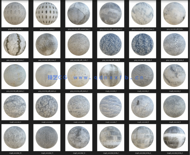 VR材质库(PBR材质)Vol.16-Vol.20(图2) VR材质库(PBR材质)Vol.16-Vol.20(图2)