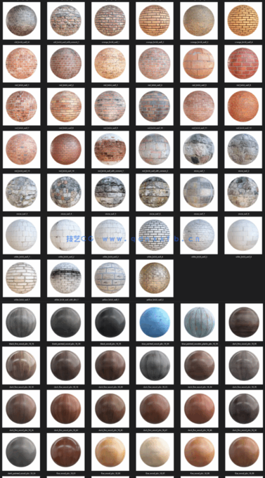 VR材质库(PBR材质)Vol.16-Vol.20(图5) VR材质库(PBR材质)Vol.16-Vol.20(图5)