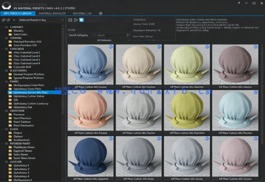 IGERSHADERS XS Material Presets Studio v4.15(图4)