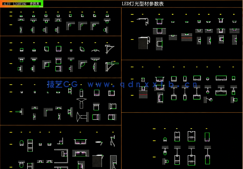 深化设计五金模块CAD图库(图3) 深化设计五金模块CAD图库(图3)