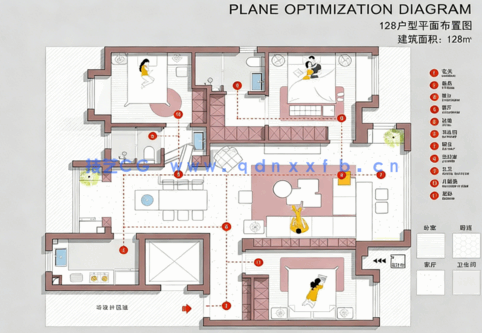 2023 网红家具【颜色填充】CAD彩平专用图库3.0(图6)