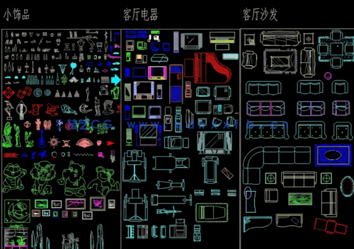 CAD家具图块综合图库免费下载(图4)