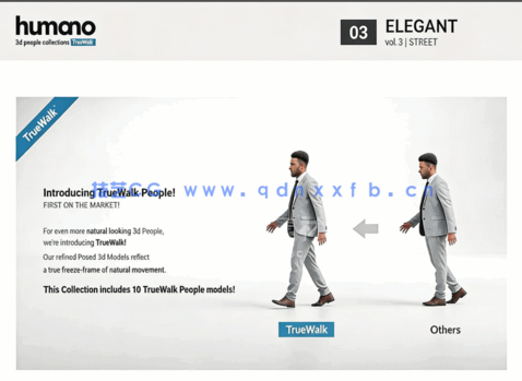 20个三维人物3D模型 Humano 3D people Vol.03 Casual(图4) 20个三维人物3D模型 Humano 3D people Vol.03 Casual(图4)