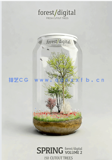 高清PNG素材春季树木Forest/Digital Vol. 2 – Spring(图2) 高清PNG素材春季树木Forest/Digital Vol. 2 – Spring(图2)